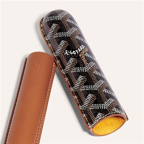 maison goyard cigar case|CHURCHILL SINGLE CIGAR CASE .